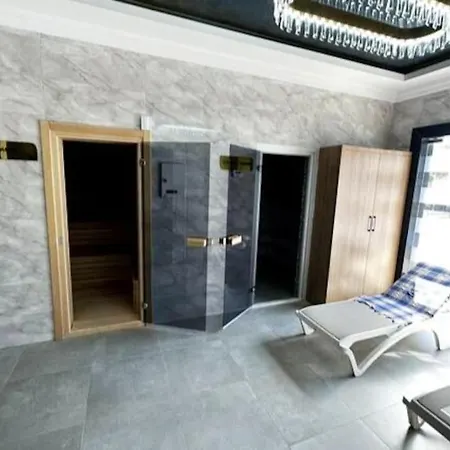 Sea View, Huge Swimming Pool Апартаменты Алания